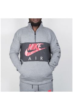Chemise Nike Nike Air Top Fleece - Carbon Heather / Anthracite / Siren Red(127853589)