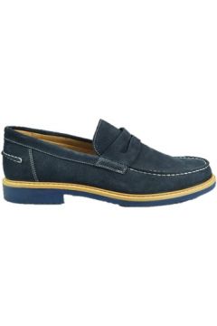 Chaussures IgI CO 87254 sneakers scarpe uomo in pelle blu con memory foam(127848686)