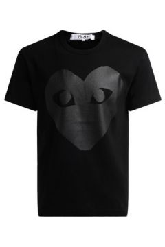 T-shirt Comme Des Garcons T-shirt au col rond noir, avec coeur imprimé(127897376)