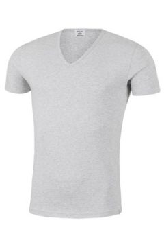 T-shirt Replay T-shirt homme col V en coton gris(127863784)